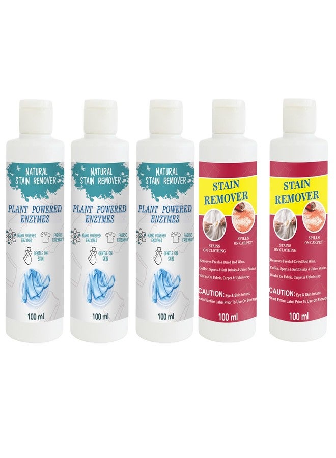 TOOVUS Stain Remover Combo Pack of Shirt (Pack of 3), Red and Red Stain Remover | Multi-Surface Cleaning Solution for Clothes, Fabrics, Upholstery (100 g Each) - Image 1